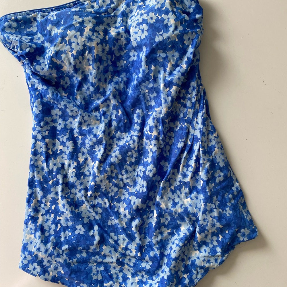 Orvis Blue Floral Swimsuit